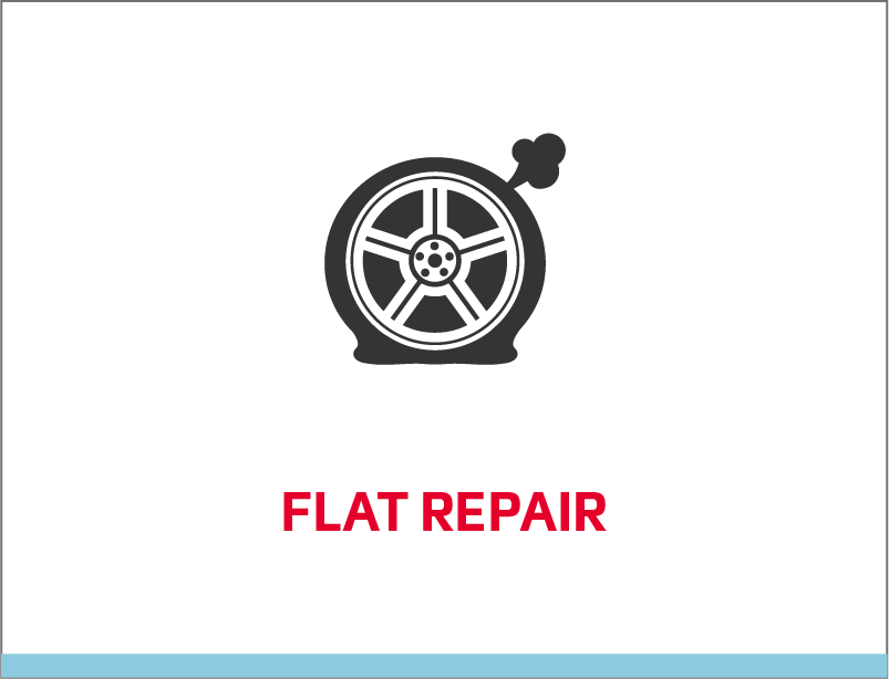 Schedule a Flat Repair Today!